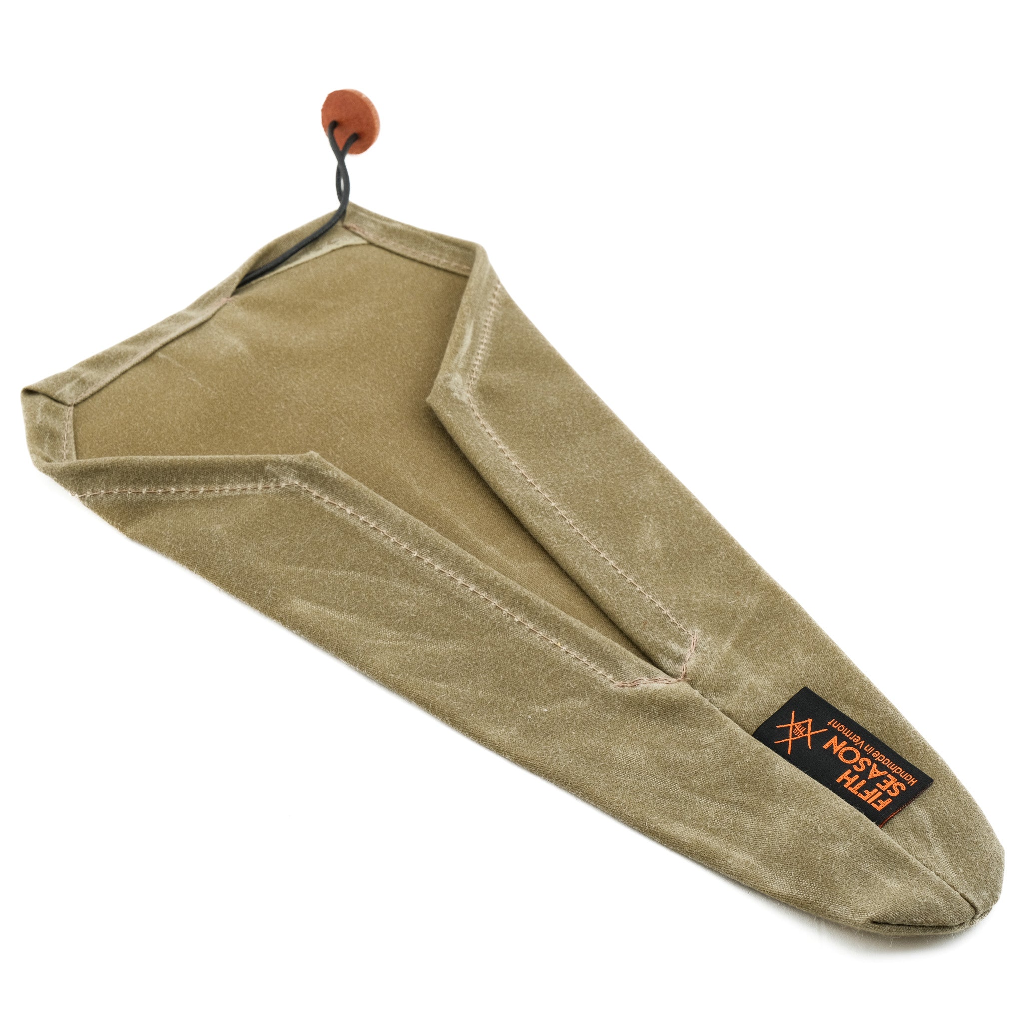 Waxed Canvas Saddle Cover Tan
