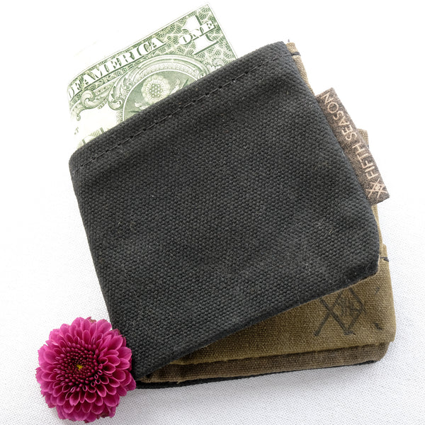 No Waste Wallet (Black/Olive)