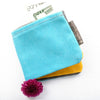 No Waste Wallet (Bright Blue/Grey/Yellow)