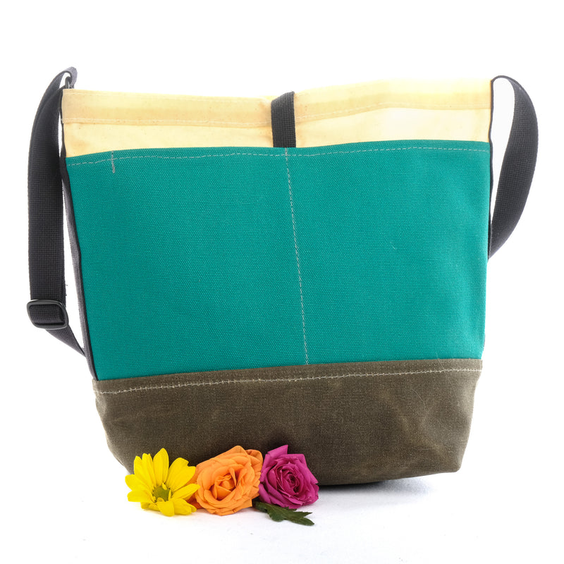 Kedge Sack (Natural/Bottle Green/Olive)