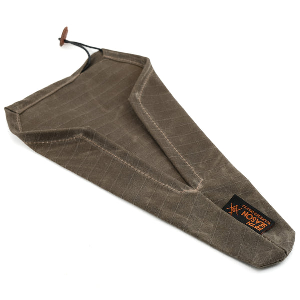 Waxed Canvas Saddle Cover Brown