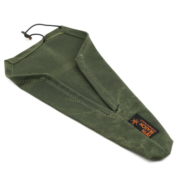 Waxed Canvas Saddle Cover Green