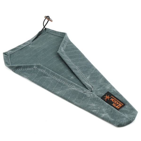 Waxed Canvas Saddle Cover Grey