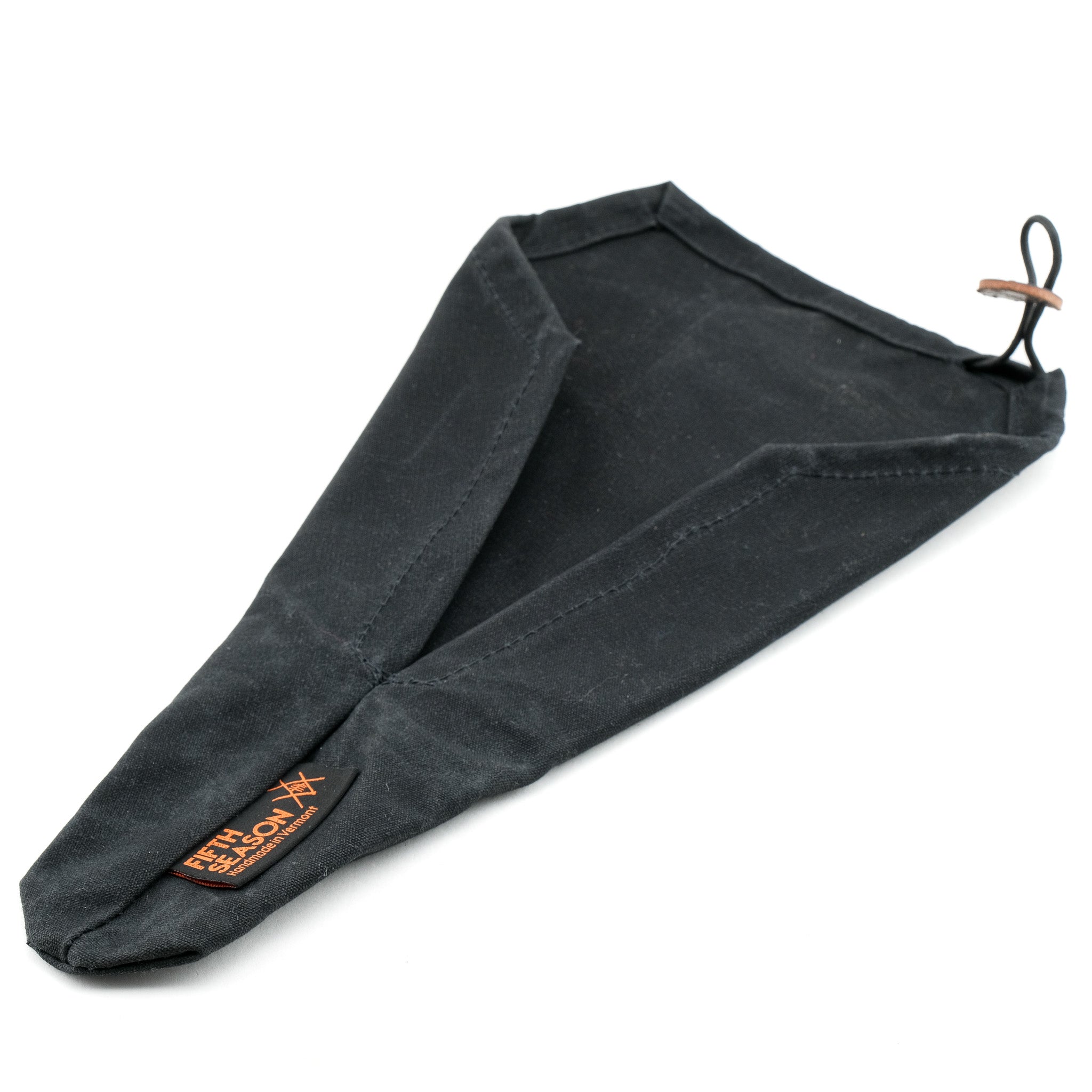 Waxed Canvas Saddle Cover Black