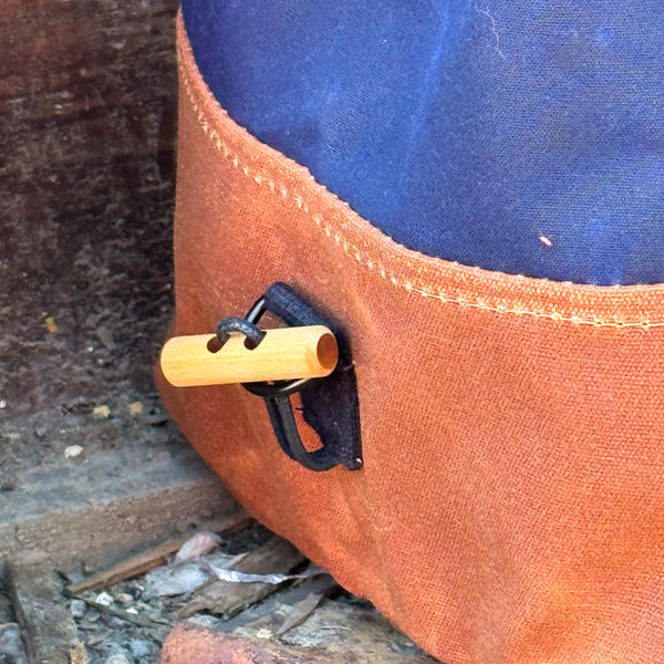 Switchel Sack (Navy/Denim/Redwood Bottom)