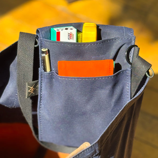 Switchel Sack (Navy/Denim/Redwood Bottom)