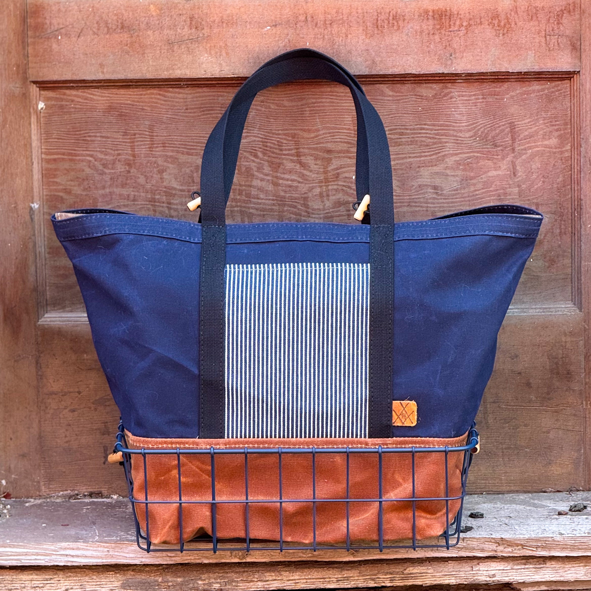 Switchel Sack (Navy/Denim/Redwood Bottom)