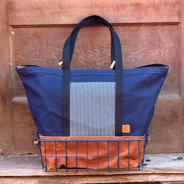 Switchel Sack (Navy/Denim/Redwood Bottom)