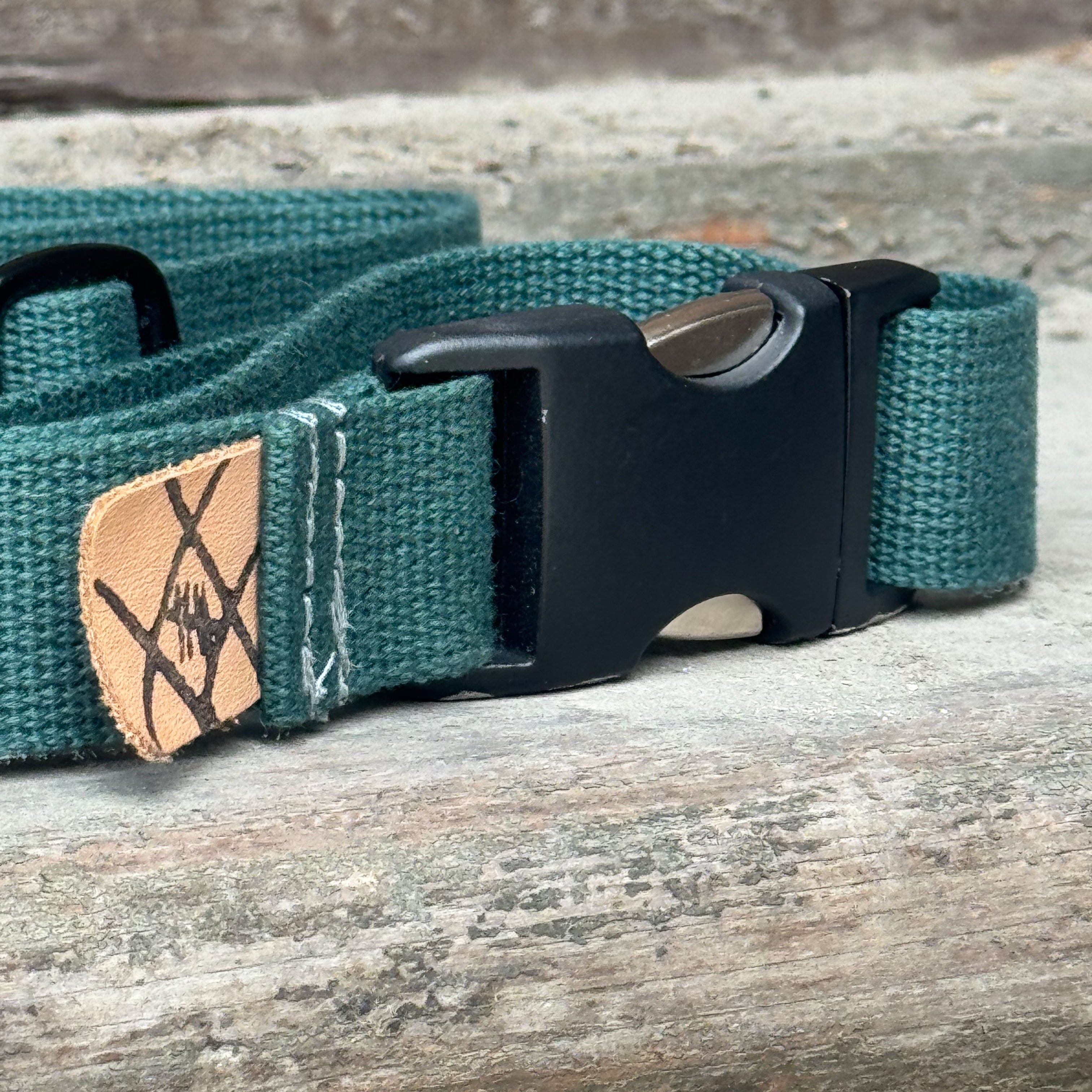 Cotton Webbing Belt (Fir Green)
