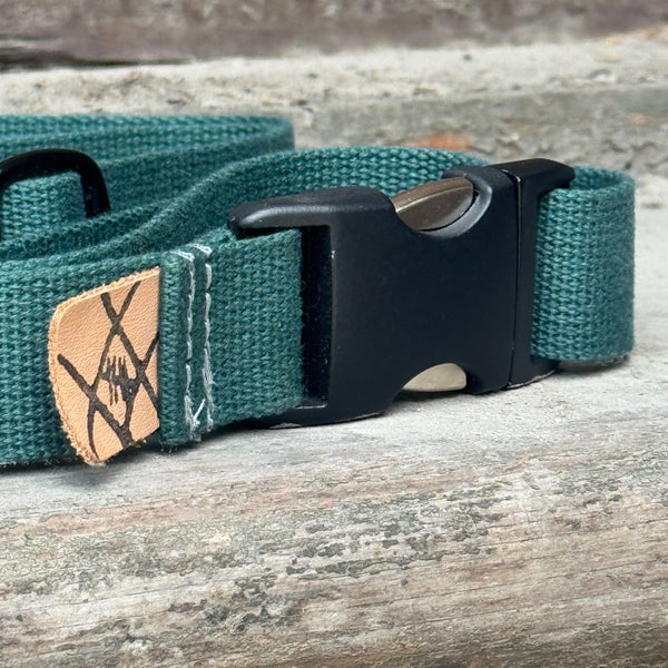 Cotton Webbing Belt (Fir Green)