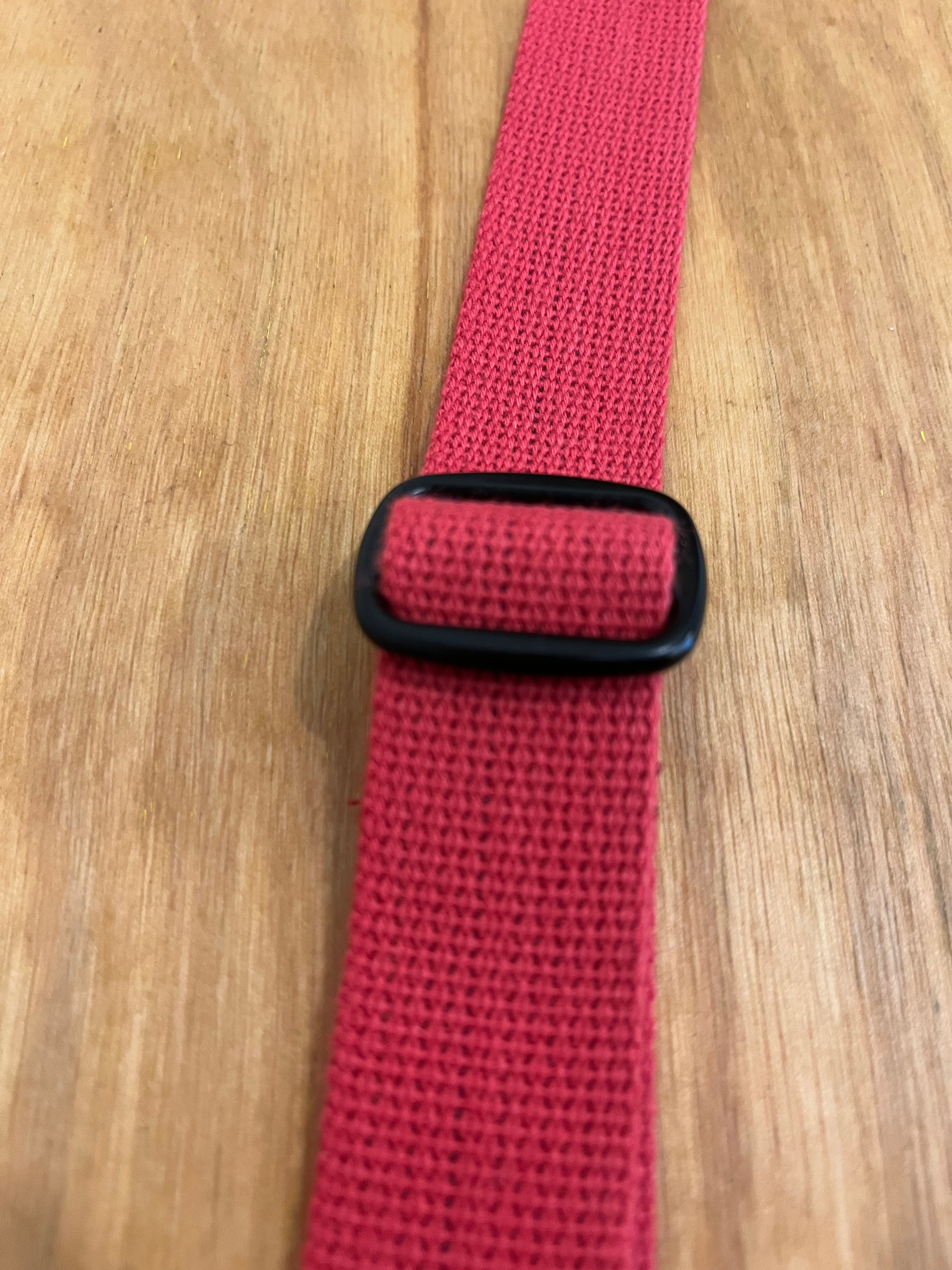 Cotton Webbing Belt (Cardinal Red)