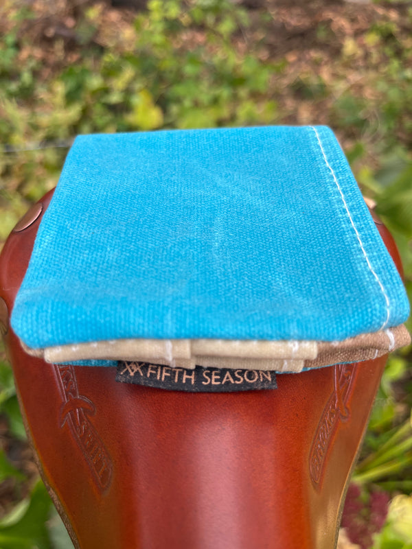 No Waste Wallet (Bright Blue/Tan/Natural)