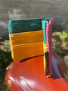 No Waste Wallet (Burgundy/Spruce/Yellow)