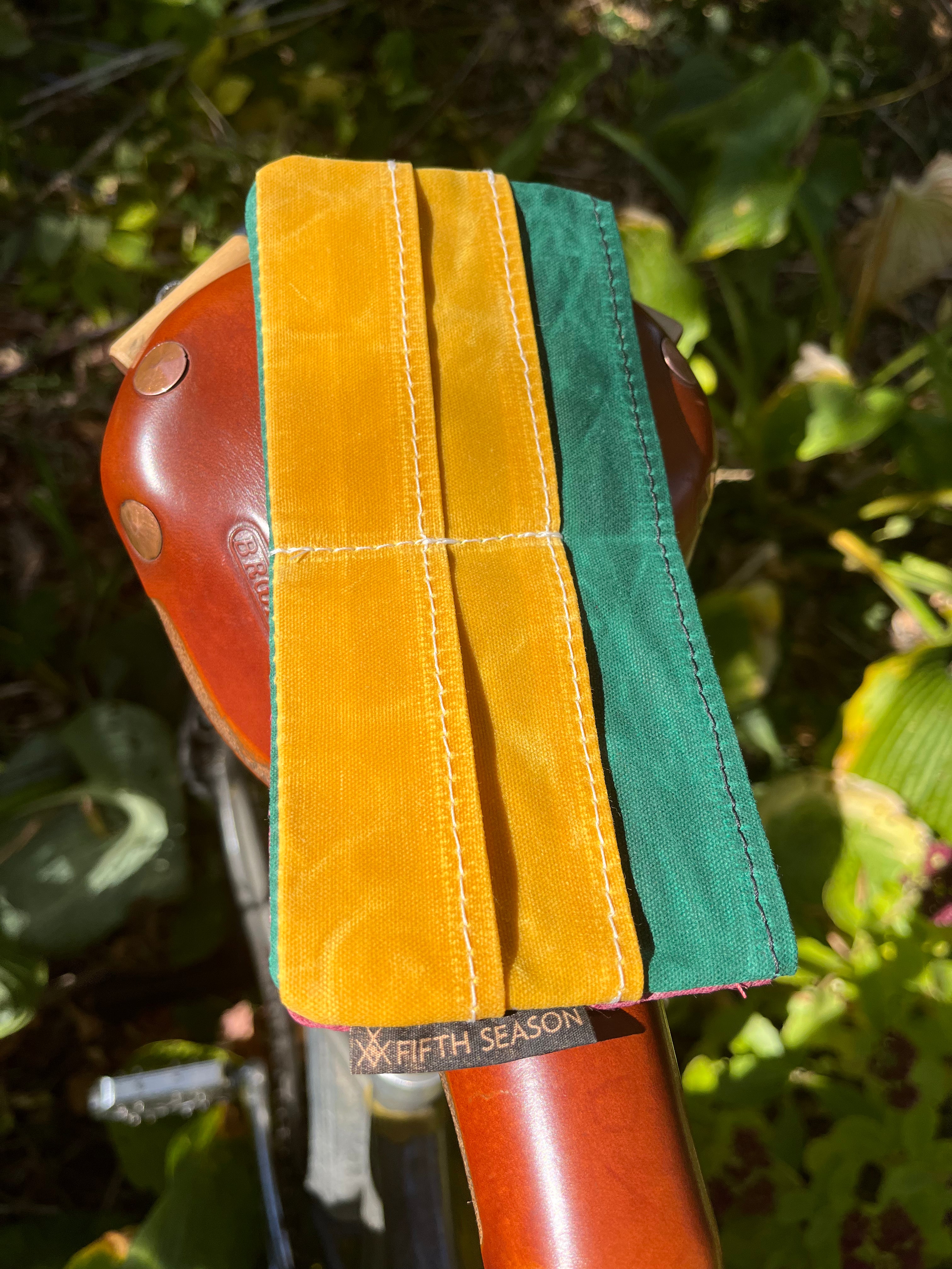 No Waste Wallet (Burgundy/Spruce/Yellow)