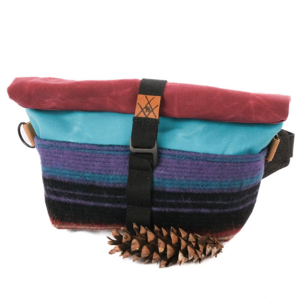 Fanny Allen Pack (Burgundy/Bright Blue/Black Wool)