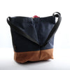 Kedge Sack (Navy/Striped Denim/Redwood)