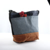 Kedge Sack (Navy/Striped Denim/Redwood)