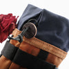 Solstice Sack (Navy/Striped Denim/Redwood)
