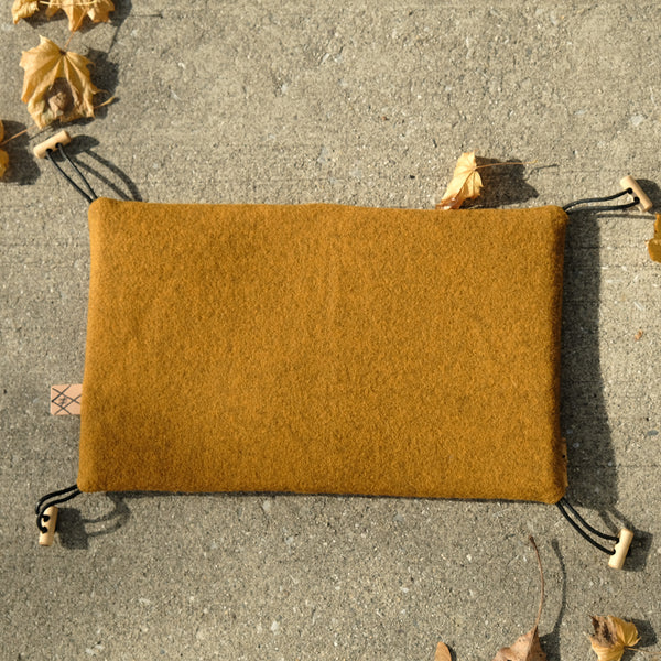 Pat Mat (Mustard Wool/Burgundy)