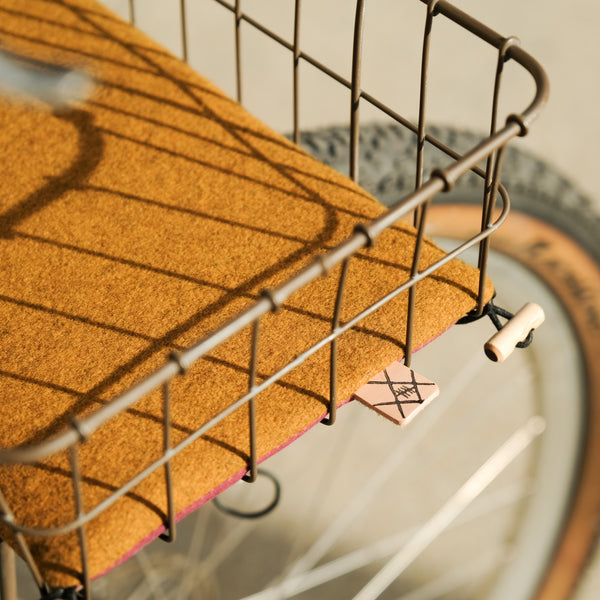 Pat Mat (Mustard Wool/Burgundy)